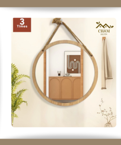 Gương tròn treo tường decor siêu đẹp