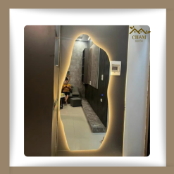 Gương Decor Home Toàn Thân Hình Hạt Đậu Đèn Led Cao Cấp