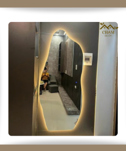 Gương Decor Home Toàn Thân Hình Hạt Đậu Đèn Led Cao Cấp