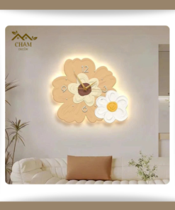 Tráng gương hoa đồng hồ