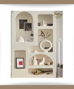 Bình Hoa Nhựa Giả Gốm Bắc Âu Decor Trang Trí